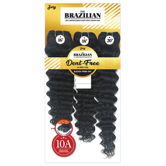 Zury The Brazilian 10A 100% Unprocessed Human Hair Weave MULTI DEEP (10"-26")