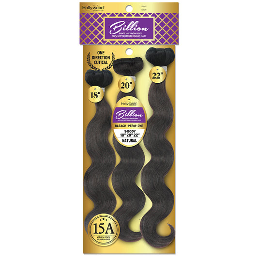 Zury Billion 15A Brazilian Virgin Remy 100% Unprocessed Human Hair Weave MULTI S-BODY (10"-28")