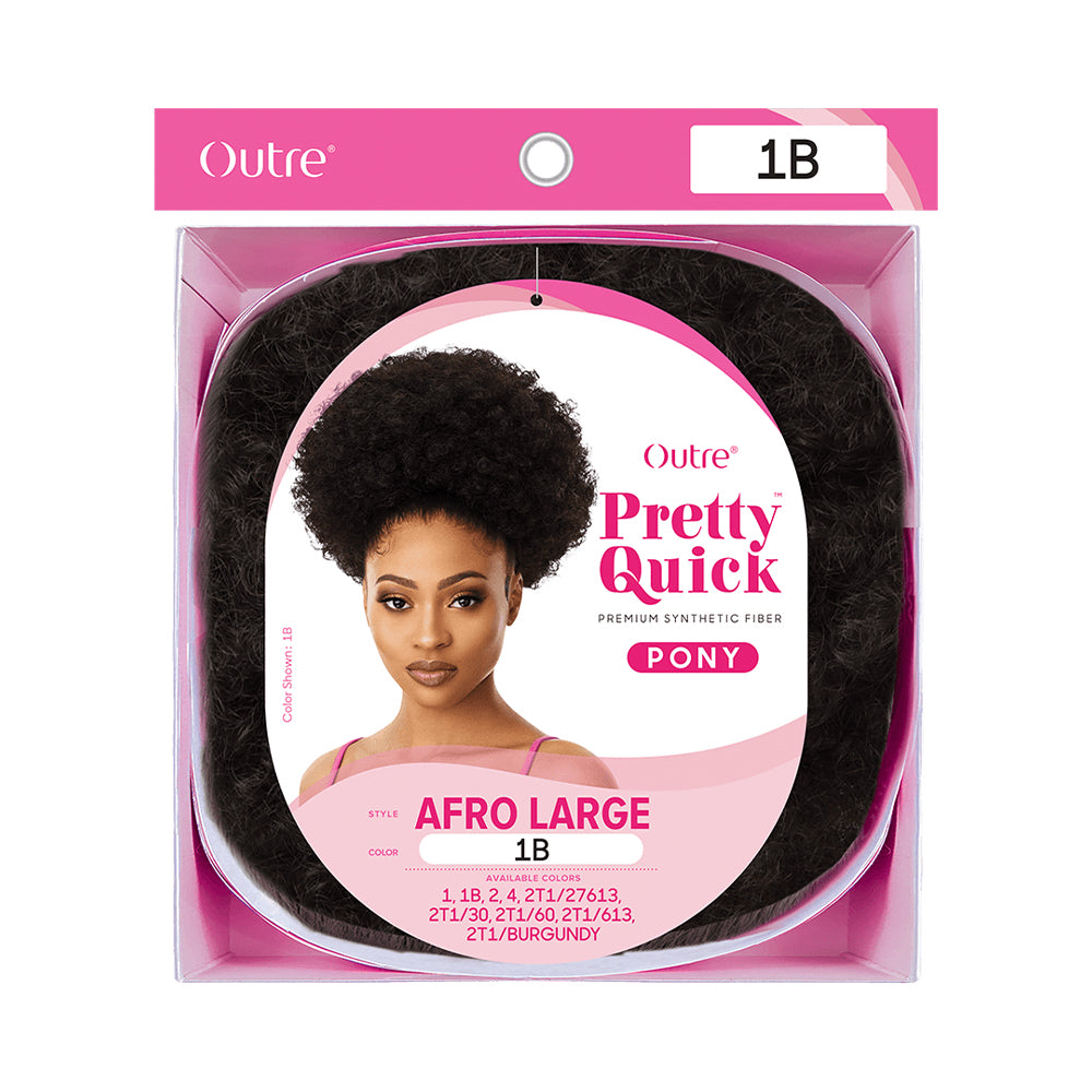 Outre Pretty Quick Drawstring Ponytail AFRO LARGE