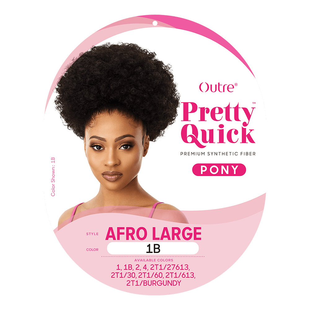 Outre Pretty Quick Drawstring Ponytail AFRO LARGE