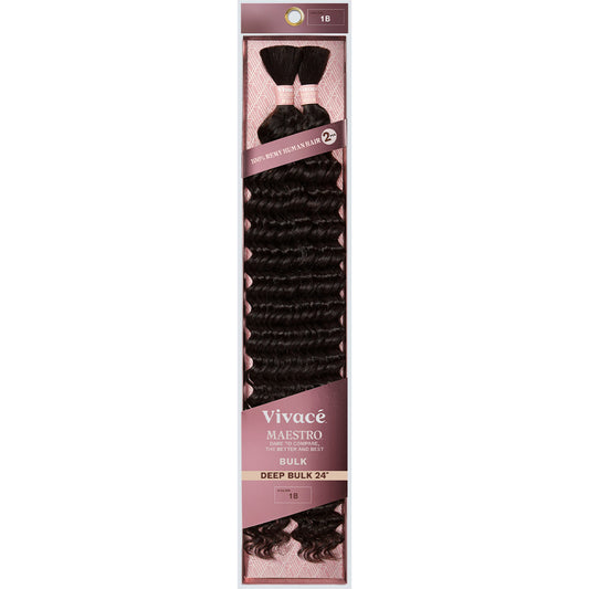 Vivace Maestro 100% Remy Human Hair Braids DEEP BULK (18"-24")