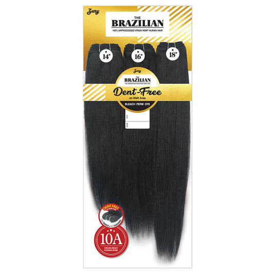 Zury The Brazilian 10A 100% Unprocessed Human Hair Weave MULTI STRAIGHT (10"-26")