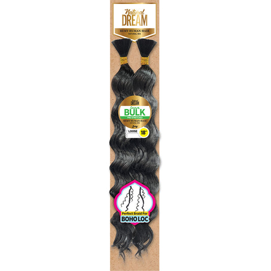 Zury Natural Dream Remy Human Hair Blend LOOSE BULK (18"-22")