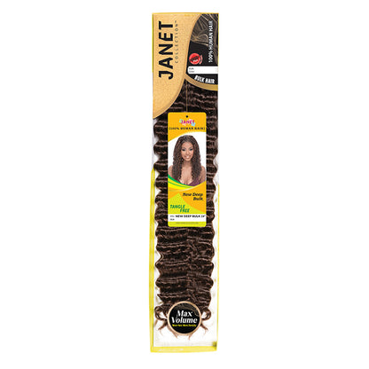 Janet Collection 100% Virgin Human Hair Braid NEW DEEP BULK (14"-24")