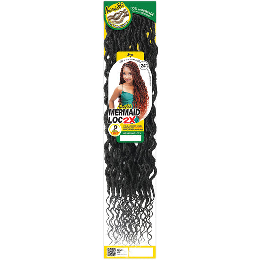 Zury Naturalistar Crochet Braid MERMAID LOC 2X 24"