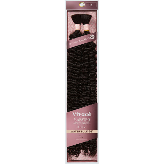 Vivace Maestro 100% Remy Human Hair Braids WATER BULK (18"-24")